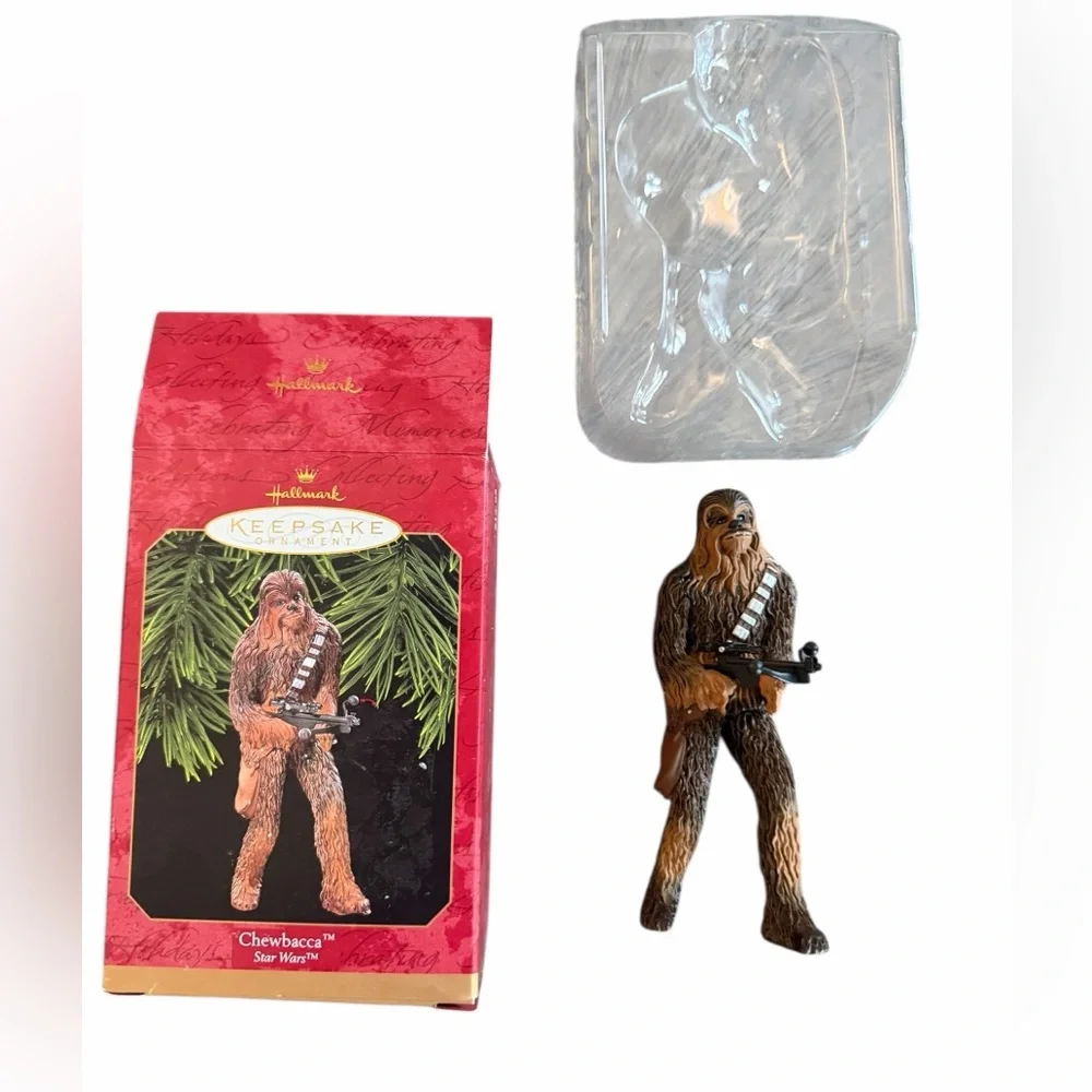 Hallmark Keepsake Chewbacca Star Wars Ornament 1999 Vintage Wookiee‎